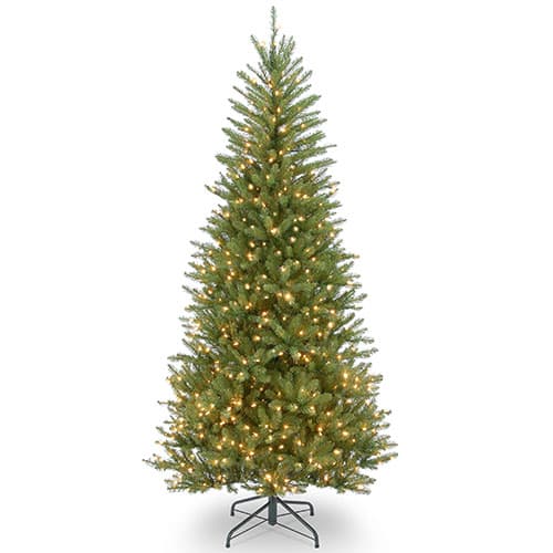 National Tree 7.5 ft. Dunhill® Fir Slim Tree w/ Clear...