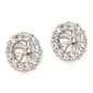 Pure Fire 14kt. White Gold Lab Grown Diamond Earring Jackets - image 2