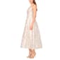 Womens MSK Sleeveless Metallic Floral A-Line Dress - image 3