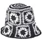 Womens Steve Madden Patchwork Straw Bucket Hat - image 2