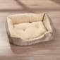 Comfortable Pet Plush Square Cuddler Pet Bed - image 5