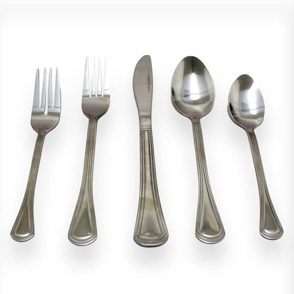 BergHOFF Matte Stainless Steel 20pc. Flatware Set - image 