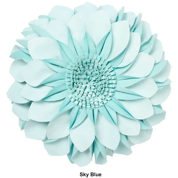 Mina Victory by Nourison Velvet Flower Round Pillow