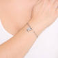 Athra Fine Silver Plated CZ K Initial Bracelet - image 3