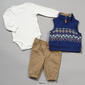 Baby Boy &#40;3-24M&#41; Carter''s&#174; 3pc. Fair Isle Vest & Pants Set - image 2