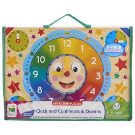 The Learning Journey Clock/Continents & Oceans Puzzles
