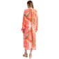 Womens NVLT Long Sleeve V Neck Tropical Cover Up Dress - image 2