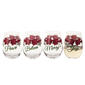 Pfaltzgraff® Berry Red Ribbon Stemless Wine Glasses - Set of 4 - image 2