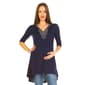 Plus Size White Mark Calla Embellished Maternity Tunic Top - image 1
