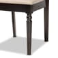 Baxton Studio Ramiro Sand/Dark Brown Wood 5pc. Dining Set - image 6