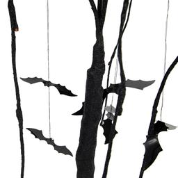 Northlight Seasonal 24in. LED Black Glittered Willow Tree