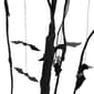 Northlight Seasonal 24in. LED Black Glittered Willow Tree - image 5