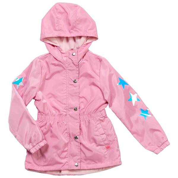 Girls &#40;7-16&#41; Limited Too Anorak with Star Sleeves - image 