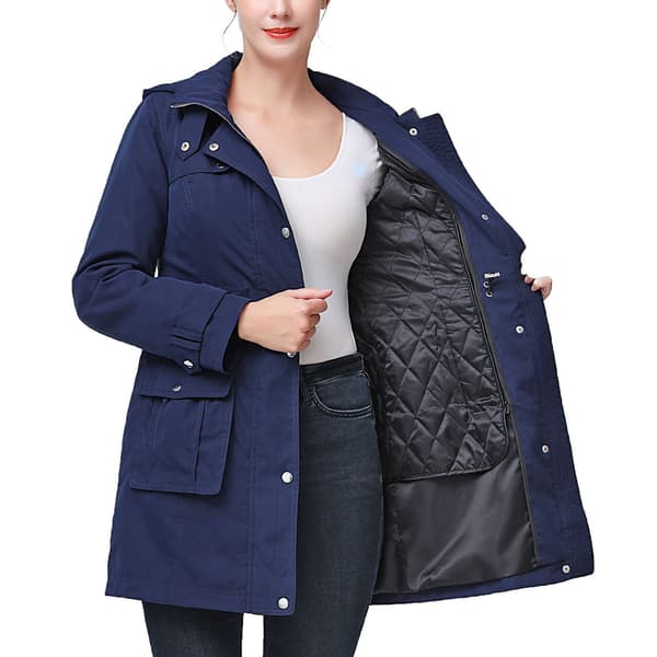 Womens BGSD Water-Resistant Hooded Zip-Out Anorak Jacket