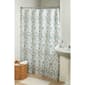 Blue & Gray Petal Printed 13pc. Shower Curtain Set - image 1