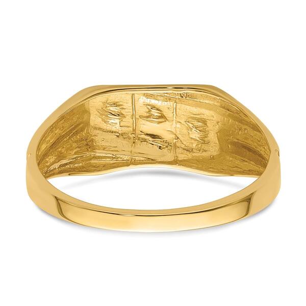 Mens Gentlemen&#8217;s Classics&#8482; 14kt. Gold Diamond Slanted DAD Ring