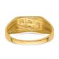 Mens Gentlemen&#8217;s Classics&#8482; 14kt. Gold Diamond Slanted DAD Ring - image 5