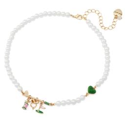 Betsey Johnson Golf Bib Pearl Necklace