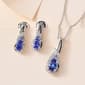 Gemstone Classics&#8482; Tanzanite Earrings and Pendant Jewelry Set - image 4