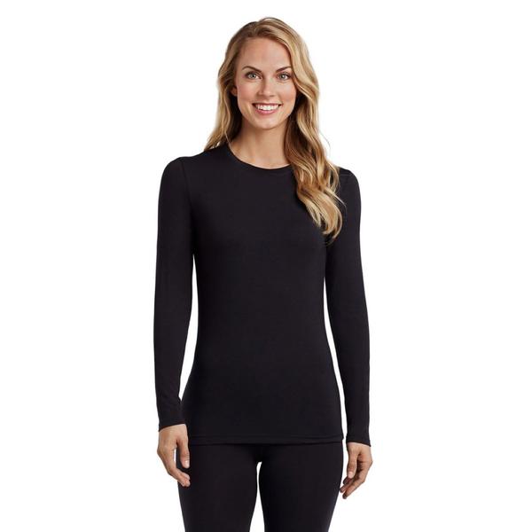 Womens Cuddl Duds® Softwear Stretch Long Sleeve Crew Neck