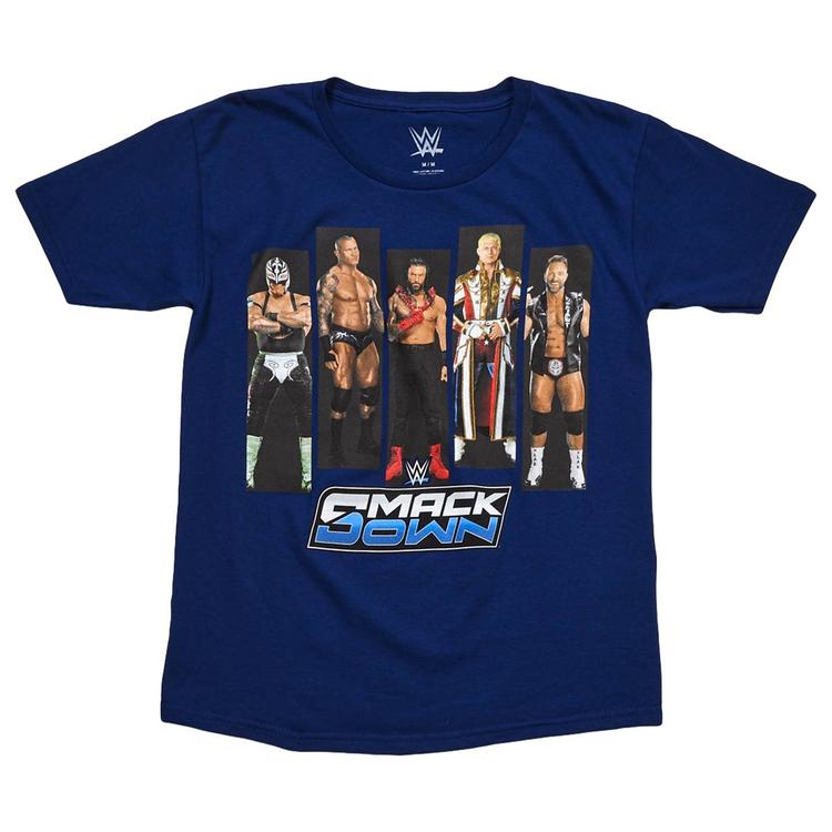 Boys (8-20) WWE(R) SmackDown Team Up Short Sleeve