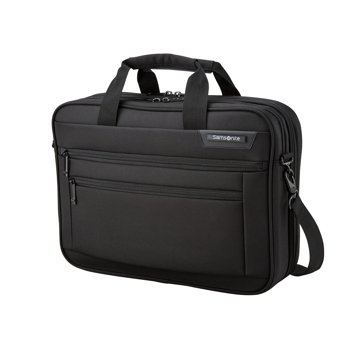 Samsonite Classic 15.6 TSA 2 Compartment Briefcase - Black