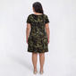 Plus Size Connected Apparel Short Sleeve Leaf Sheath Dress - image 2