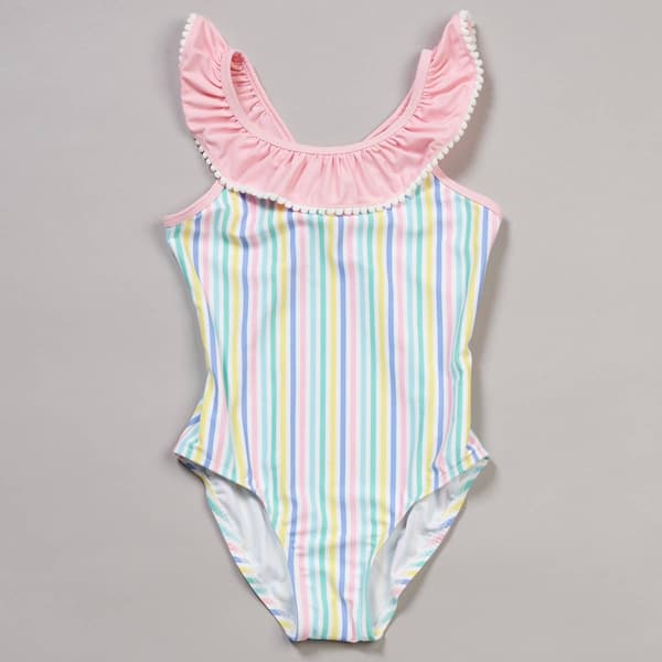 Girls (4-6x) Floatimini® Candy Stripe One Piece Swimsuit