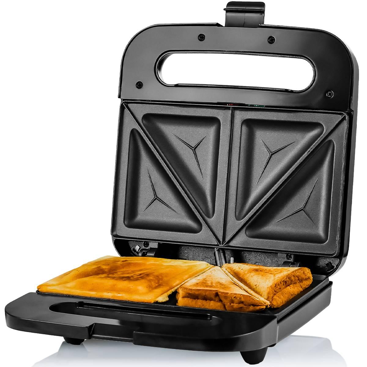 Ovente Electric Sandwich Maker w/ Non-Stick Plates