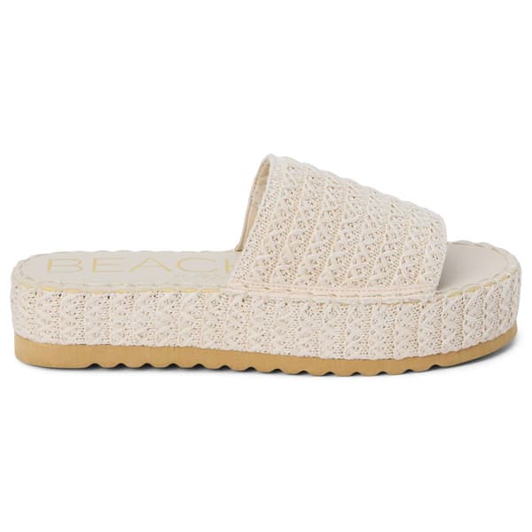 Womens Beach by Matisse Del Mar Platform Slide Sandals - image 