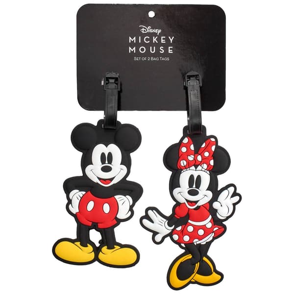 Disney 2pk. Mickey & Minnie Luggage Tags
