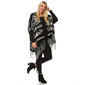 Plus Size White Mark Printed Aztec Poncho Cardigan - image 1