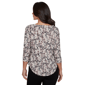 Womens Emaline Key Items 3/4 Sleeve Boat Neck Stallion Blouse - image 2