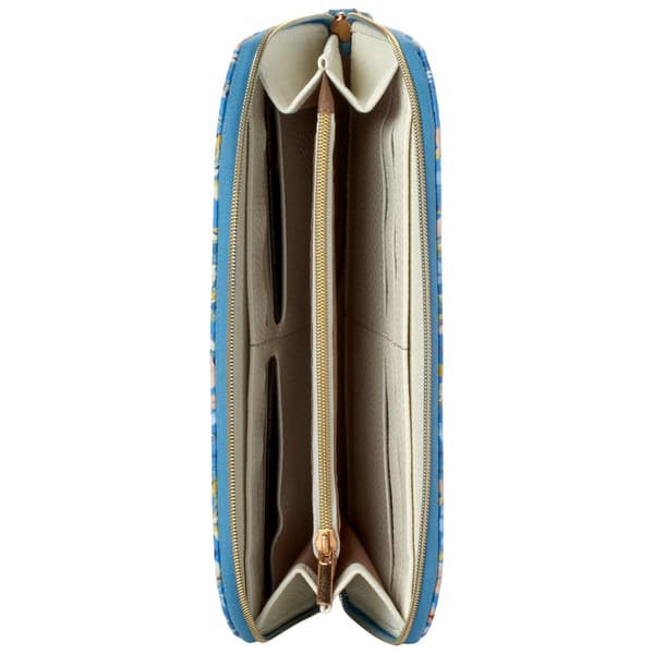 Womens Buxton Dome Zip Around Wallet