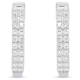 Nova Star® Sterling Silver Lab Grown Diamond Earrings