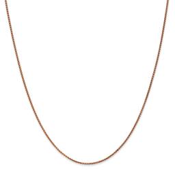 Gold Classics(tm) 1.2mm. 14k Rose Diamond Cut Spiga Necklace