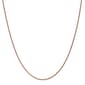 Gold Classics&#40;tm&#41; 1.2mm. 14k Rose Diamond Cut Spiga Necklace - image 1