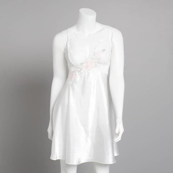 Womens Linea Donatella Bridal Bouquet Satin Chemise