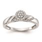Pure Fire 14kt. White Gold Lab Grown Diamond Engagement Ring - image 2