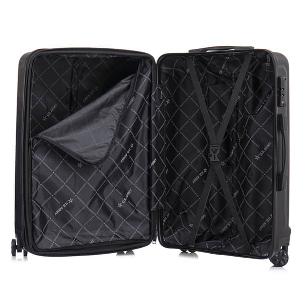 U.S. Army Fox Pro 24in. Expandable Spinner Luggage w/ TSA Lock