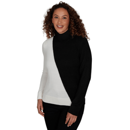 Womens Skye’s the Limit Fashion Essentials Color Block Sweater