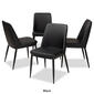 Baxton Studio Darcell Upholstered Dining Chairs - Set of 4 - image 3