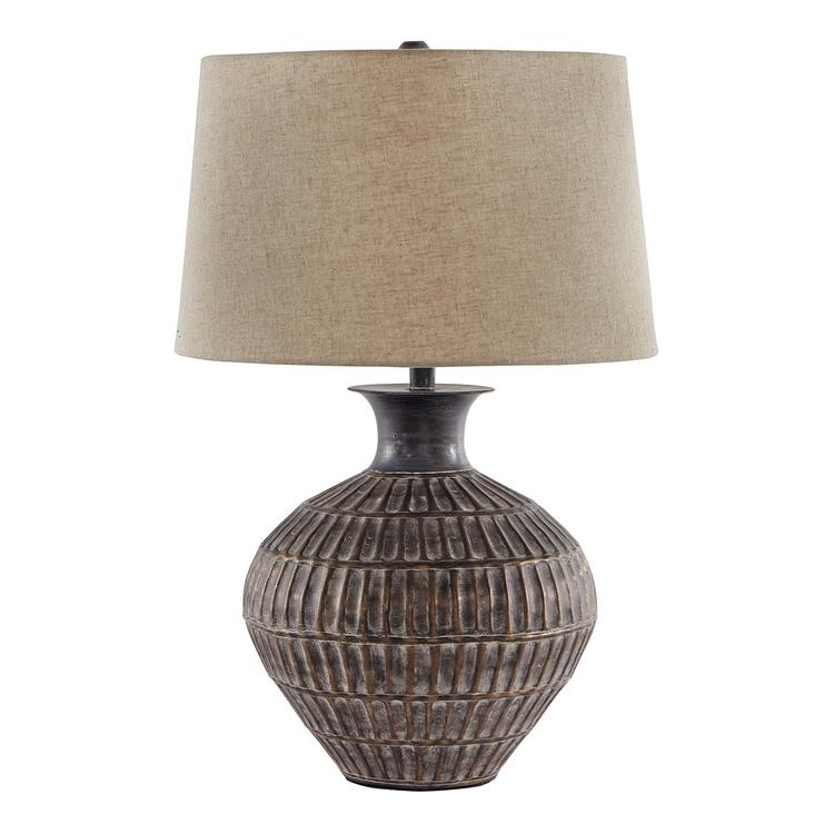 Signature Design by Ashley Antique Bronze Metal Table Lamp