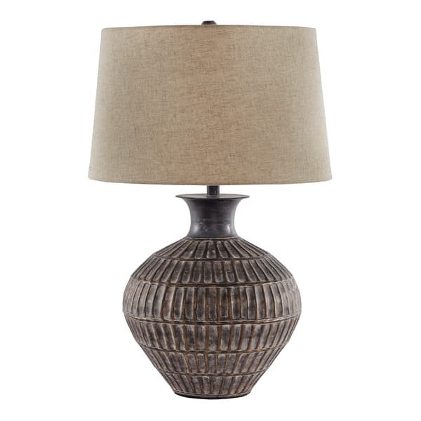 Signature Design by Ashley Antique Bronze Metal Table Lamp
