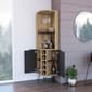 FM FURNITURE Grace Macadamia Corner Bar Cabinet - image 2