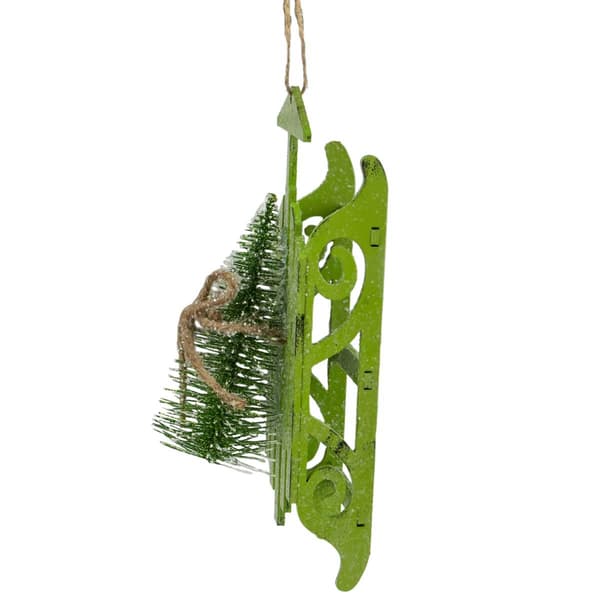 Northlight Seasonal Wood Sled Christmas Ornament