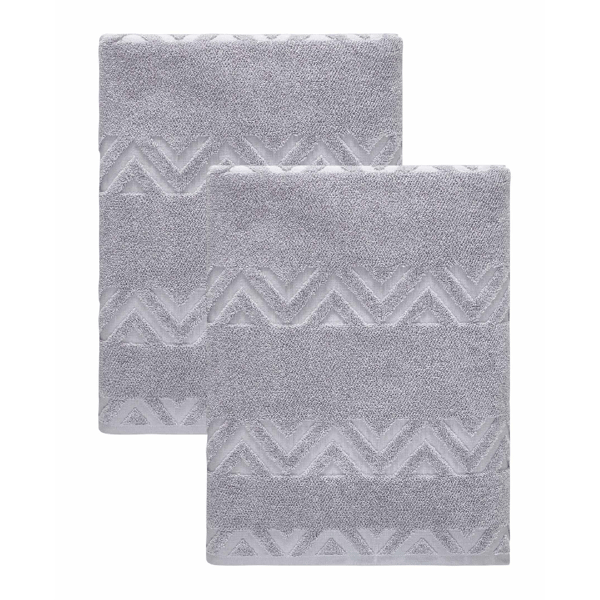 Ozan Premium Home Turkish Cotton Sovrano Luxury 2pc. Bath Sheets - image 