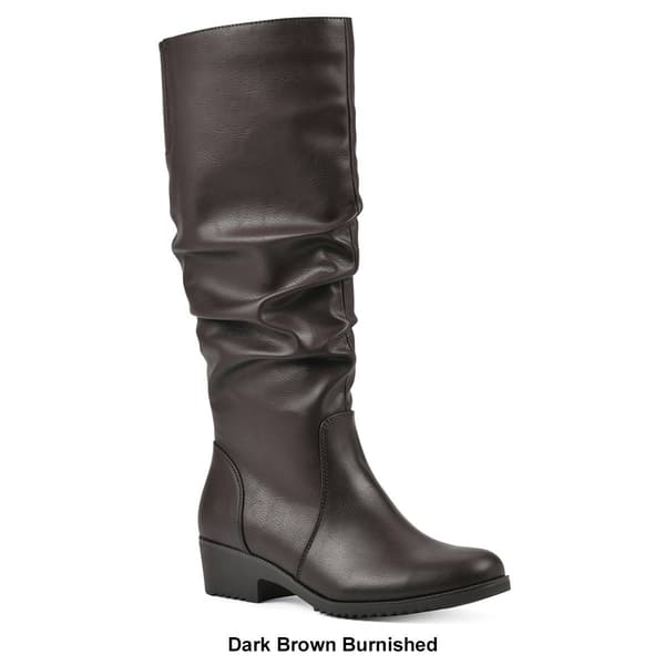 Womens Cliffs by White Mountain Duration Tall Boots - Wide Calf
