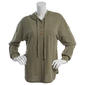 Womens Cure Long Sleeve Rib Knit Hacci Sweater Hoodie - image 2