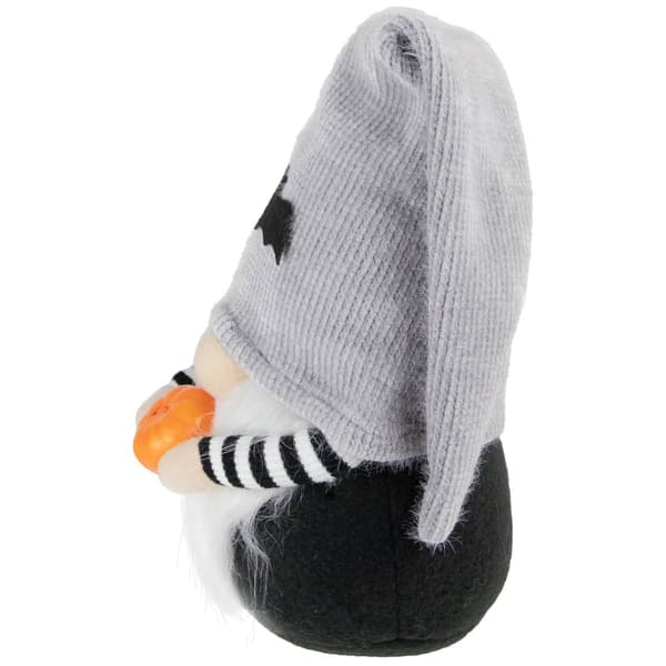 Northlight Seasonal 9.5in. Standing Gnome With Pumpkin and Bats